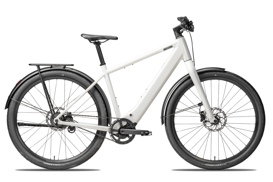 Produktbild leichtes E-Bike Skye City Belt DMT von Coboc für die Stadt in Farbe Ivory