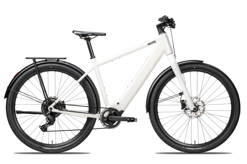 Produktbild leichtes E-Bike Skye City Chain DMT von Coboc für die Stadt in Farbe Ivory