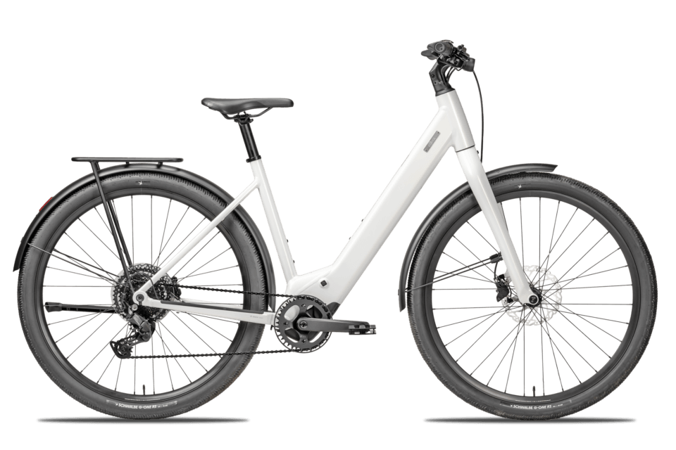 Produktbild leichtes E-Bike Skye City Chain STP von Coboc für die Stadt in Farbe Ivory